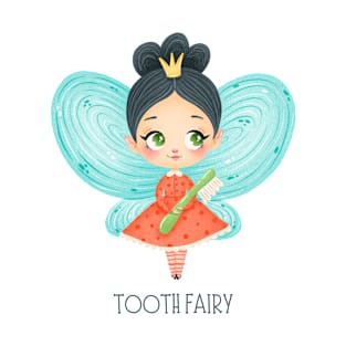 White Childish Tooth Fairy T-Shirt T-Shirt