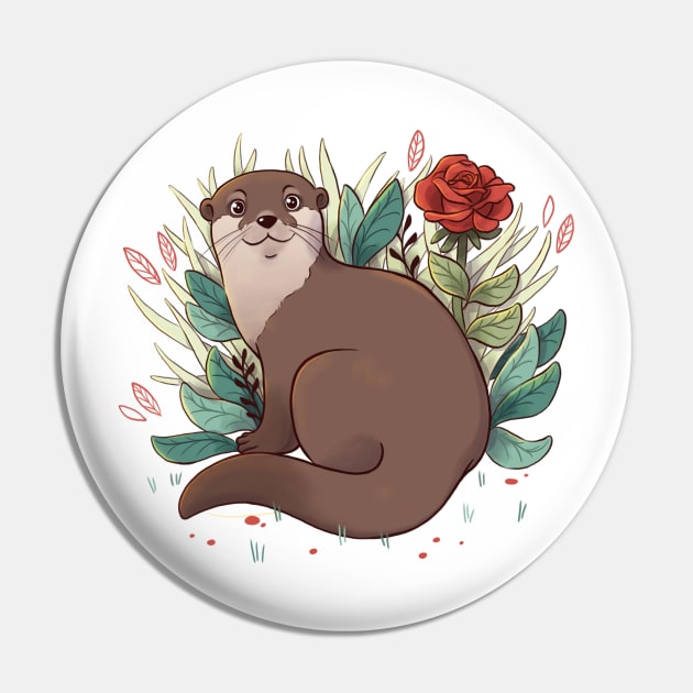 Otter Pin by Melissa Jan