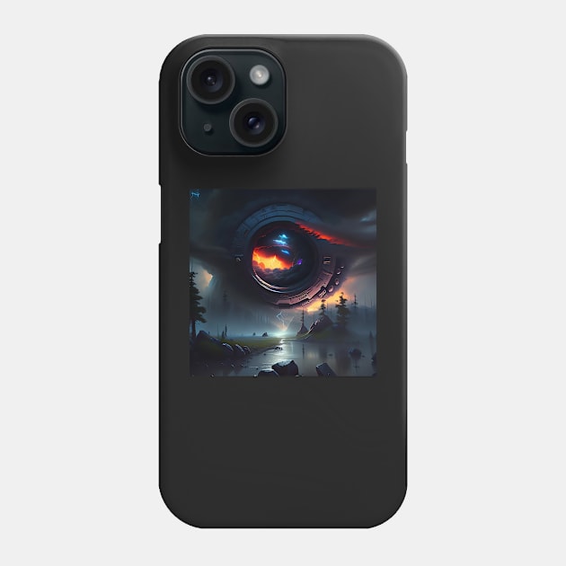 Storm Eye Phone Case by D3monic