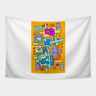 Hip to be square Tapestry