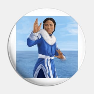 Katara but make it Modern Inuit Fashion Pin