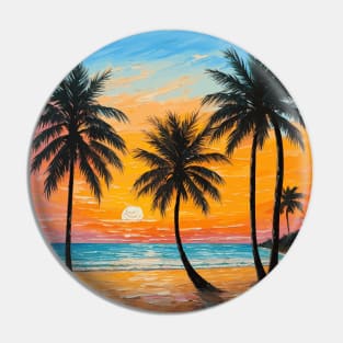 summer days summer nights, new summer artistic design v12 Pin