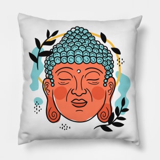 Buddha portrait Pillow