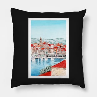 Korcula, Croatia Pillow