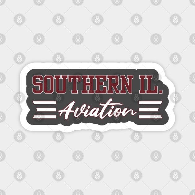 Southern Illinois Aviation Magnet by AddictingDesigns