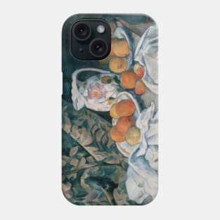 Still Life with a Curtain by Paul Cezanne Phone Case