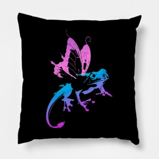 Fantasy Frog - Gradient V5 Pillow