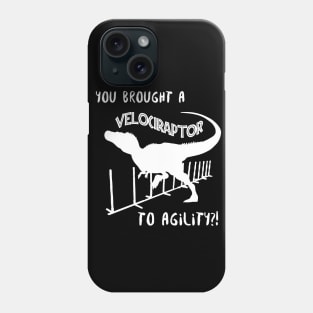 Velociraptor Agility - white Phone Case