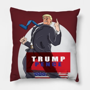 Trump 2020 (comic style) Pillow