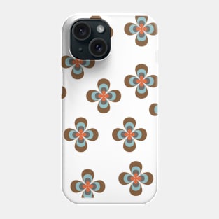 Mid Century Modern Flower Pattern Phone Case