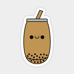 Cute Classic Bubble Tea - Kawaii Boba Tea Magnet