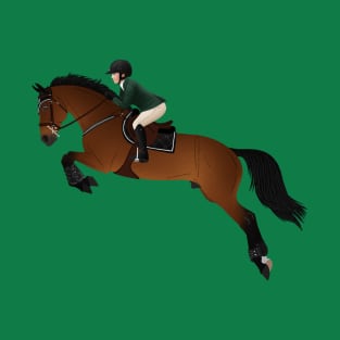 Bay Show Jumper - Equine Rampaige T-Shirt