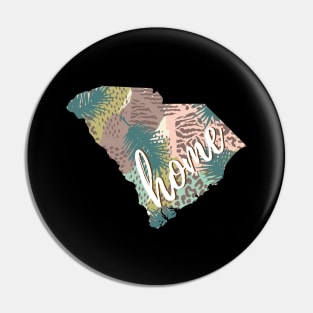 South Carolina SC Home Tropical Map Pin