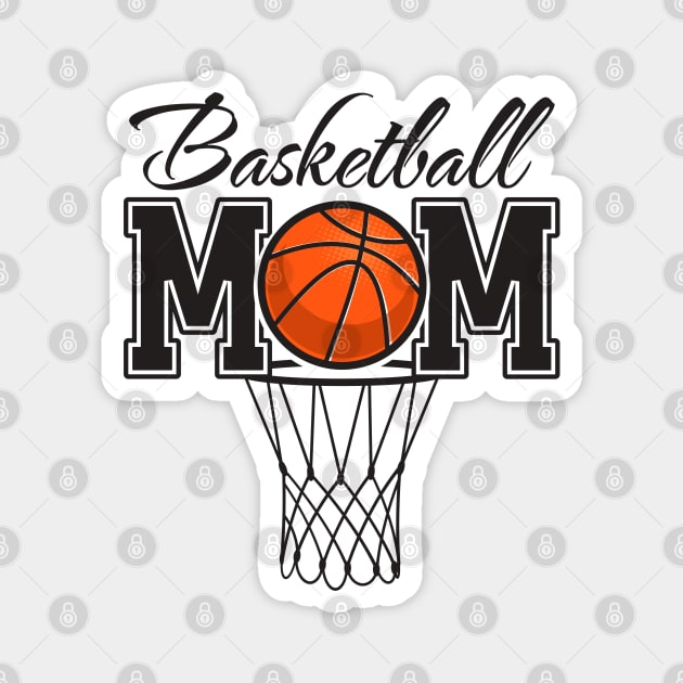 Basketball Mom Magnet by HolidayBug