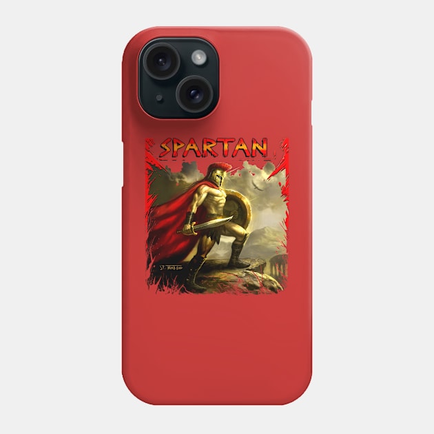 Spartan Phone Case by JP Targete