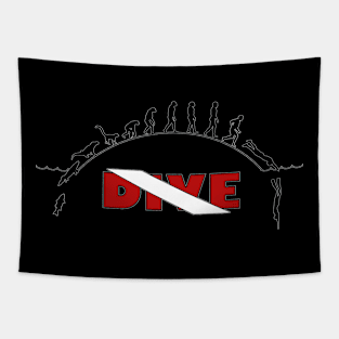 Diving Evolution Tapestry