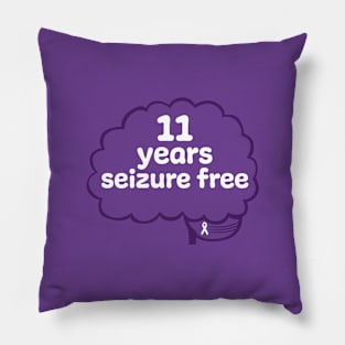 11 Years Seizure Free Pillow