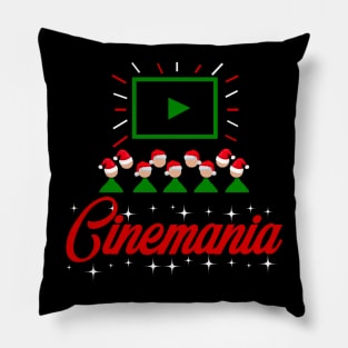 Cinemania Festive Logo T-Shirt Pillow