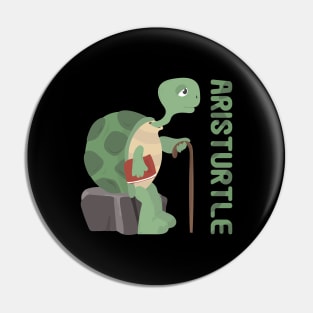 Aristurtle (Aristotle) Pin