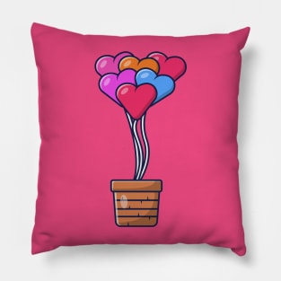 Love Air Balloon Pillow