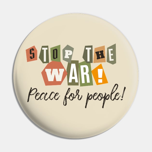 Stop the war! Pin by CatCoconut-Art