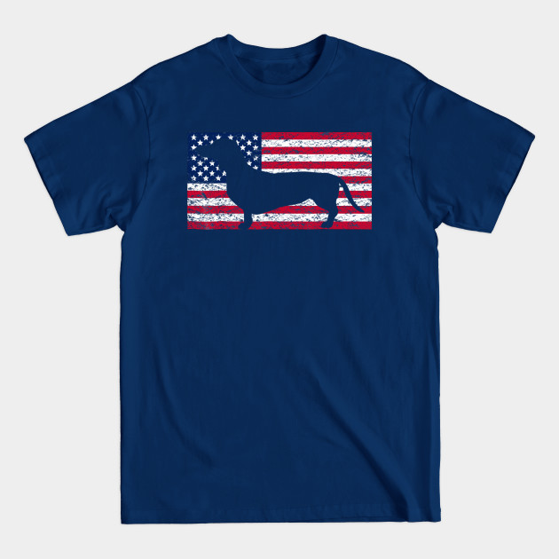 Disover Dachshund American Flag 4th Of July - Dachshund American Flag - T-Shirt