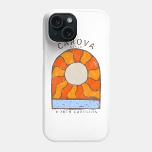 Carova, NC Summertime Vacationing Burning Sun Phone Case