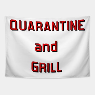 Quarantine and Grill Tapestry