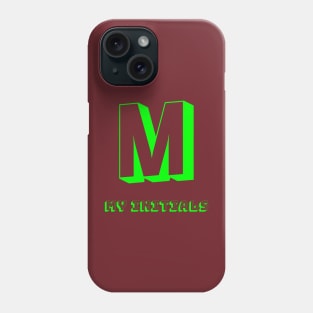 Letter M Letter Art Phone Case