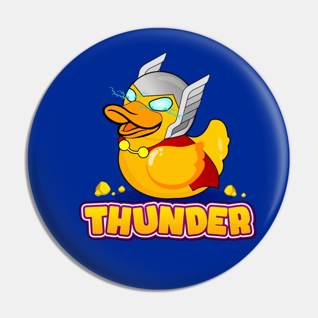 Thunder Rubber Duck Pin by My Happy-Design