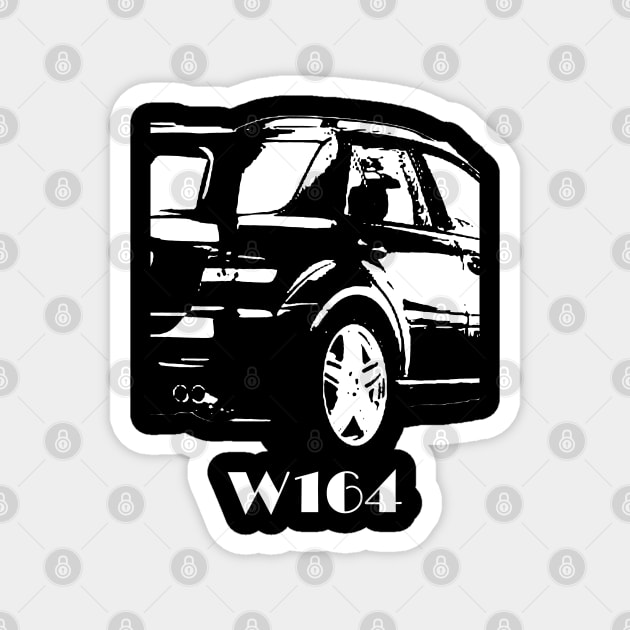 Mercedes W164 ML class design - off road Magnet by WOS