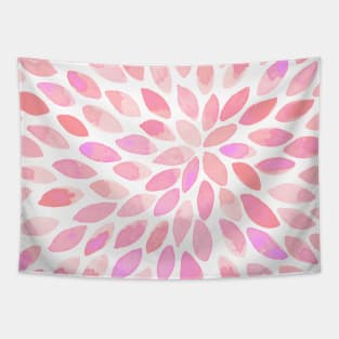 Watercolor brush strokes - pastel pink Tapestry