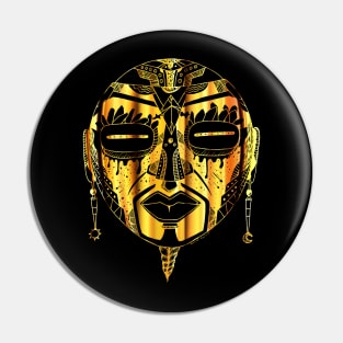 African Mask 2 - Gold Edition Pin