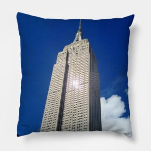 Empire State Building Manhattan New York City Pillow