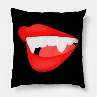 Vampire Lips Thirsty for a Neck Pillow