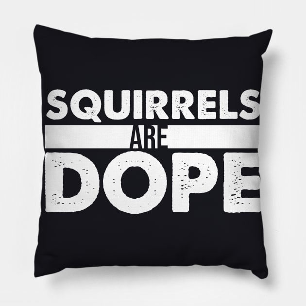 Squirrels lover. Perfect present for mother dad friend him or her Pillow by SerenityByAlex