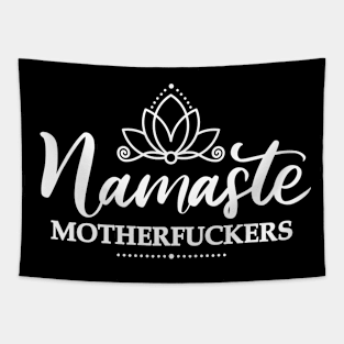 Funny Namaste Design Tapestry