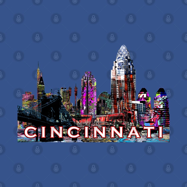 Cincinnati in graffiti by rlnielsen4