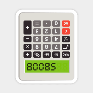 Upside Down Calculator 58008 (BOOBS) Magnet