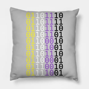 Binary Non-Binary Pillow