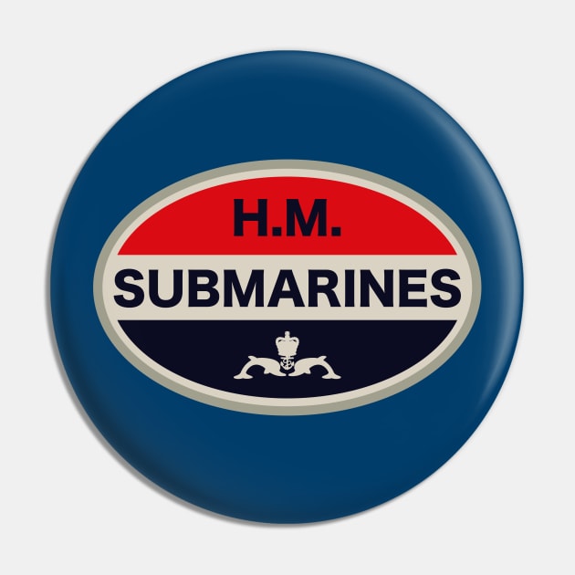 HM Submarines - Royal Navy Submarine Service Pin by Firemission45