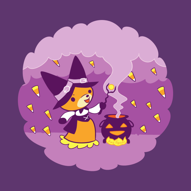 Halloween Fox Witch Summoning Candy by Kaz_Foxsen