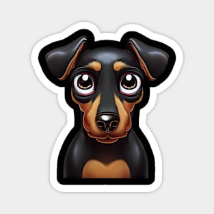 Delightful Doberman Pawsomeness Magnet