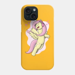 Fluttershy with Headphones Phone Case