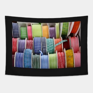 Colorful ribbons Tapestry