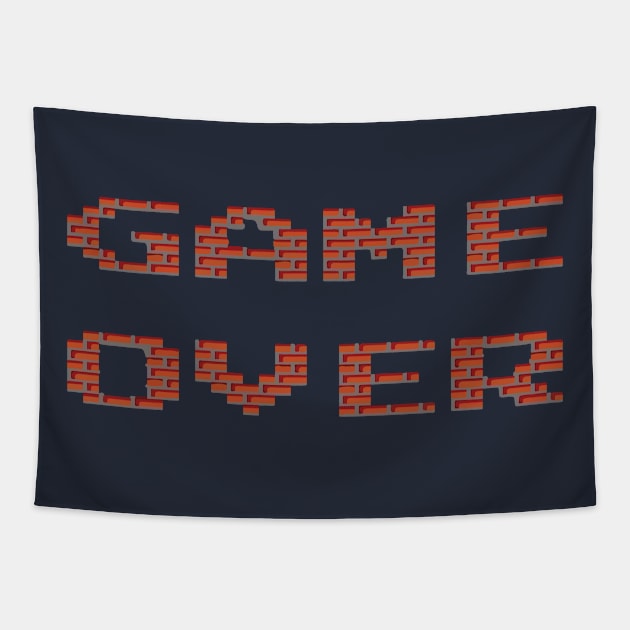 Game over Tapestry by UniqueDesignsCo