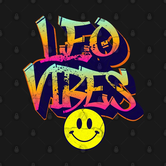 Leo Vibes Graffiti Zodiac Birthday by Lavender Celeste