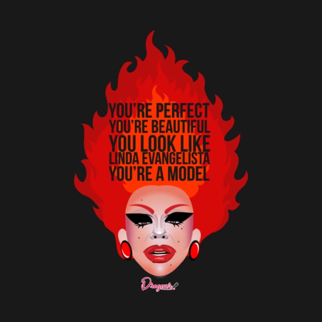 Aja from Drag Race by meldypunatab