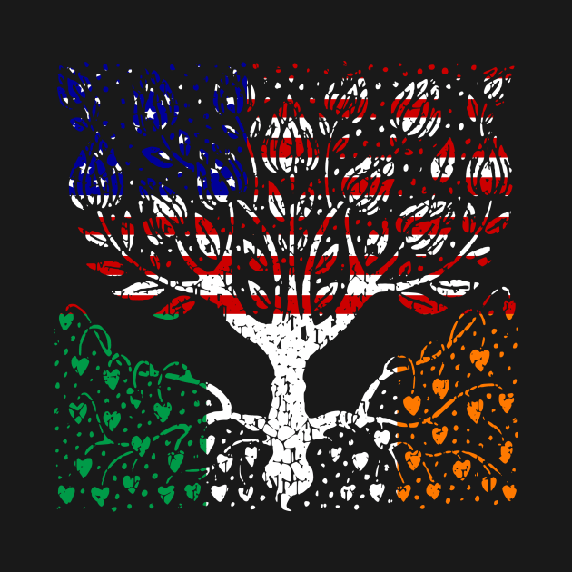 Irish Born American Grown Tree by hippyhappy