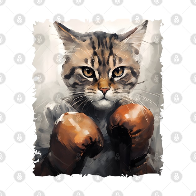 Cat Boxing by ArtisticCorner